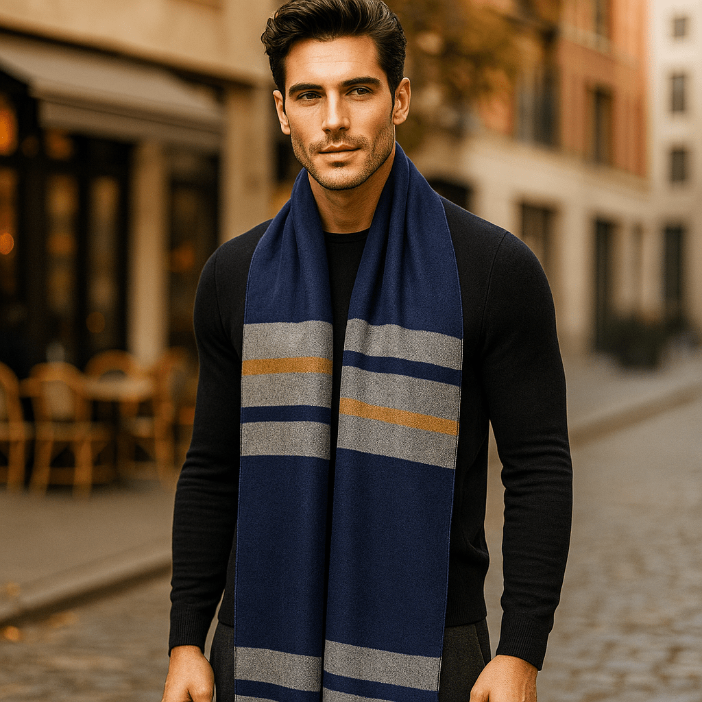 Sciarpa Cashmere Invernale - Uomini - Morbida - Calda - Elegante - Lunga