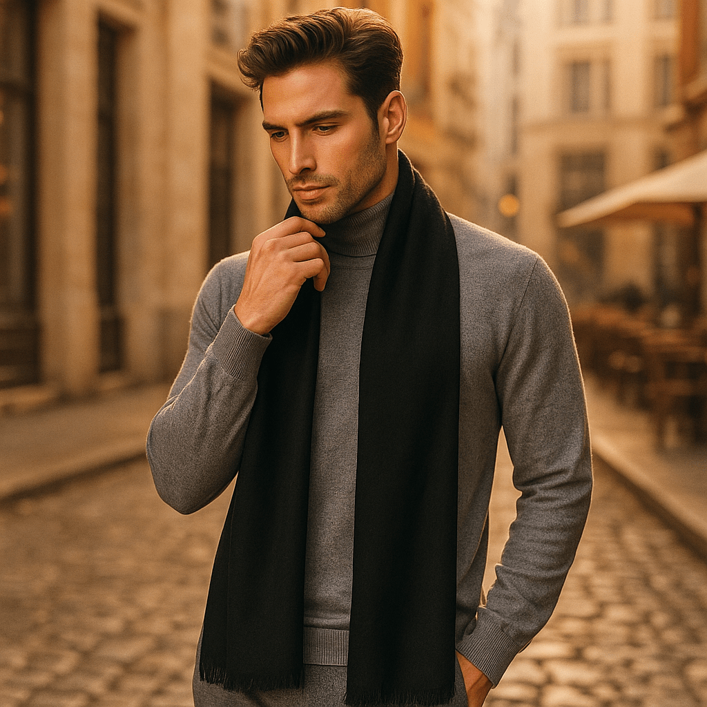 Sciarpa Cashmere Invernale - Uomini - Morbida - Calda - Elegante - Lunga